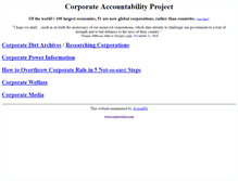 Tablet Screenshot of corporations.org